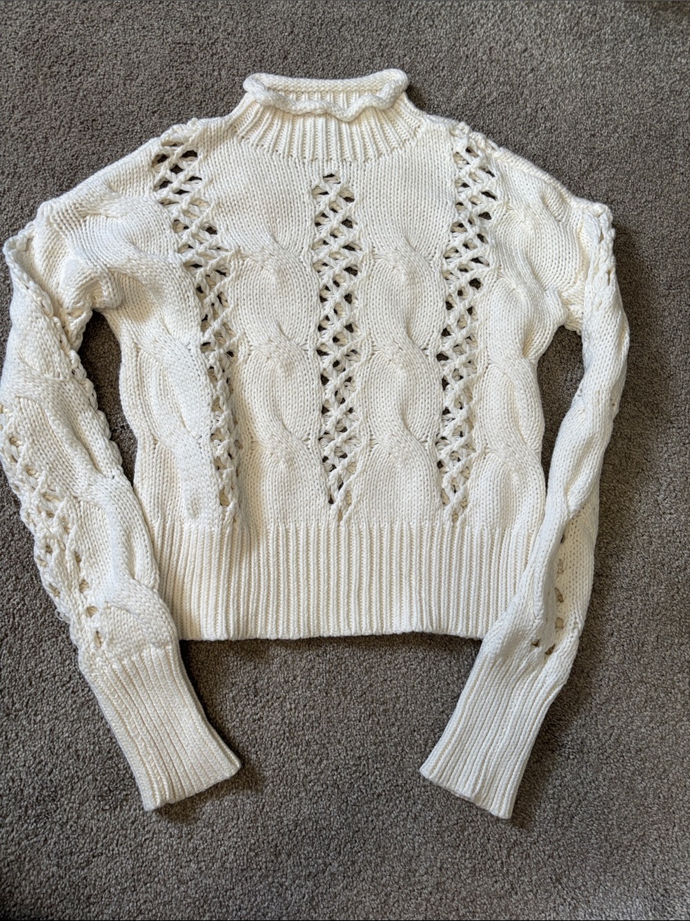 Express cable kit sweater